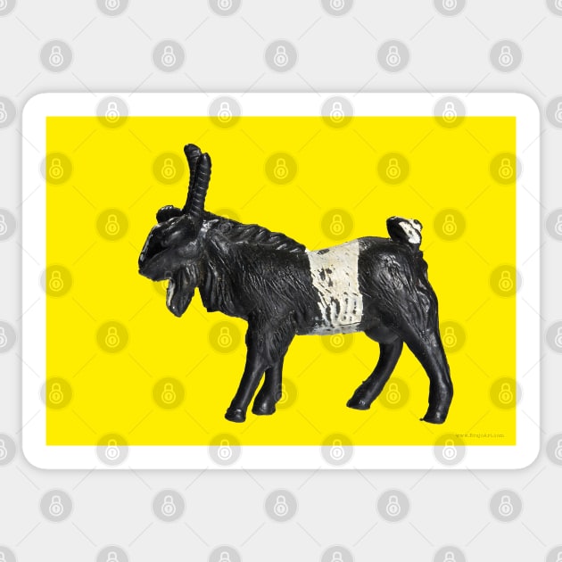 PLASTIC FANTASTIC:Goat Sticker by Danny Germansen